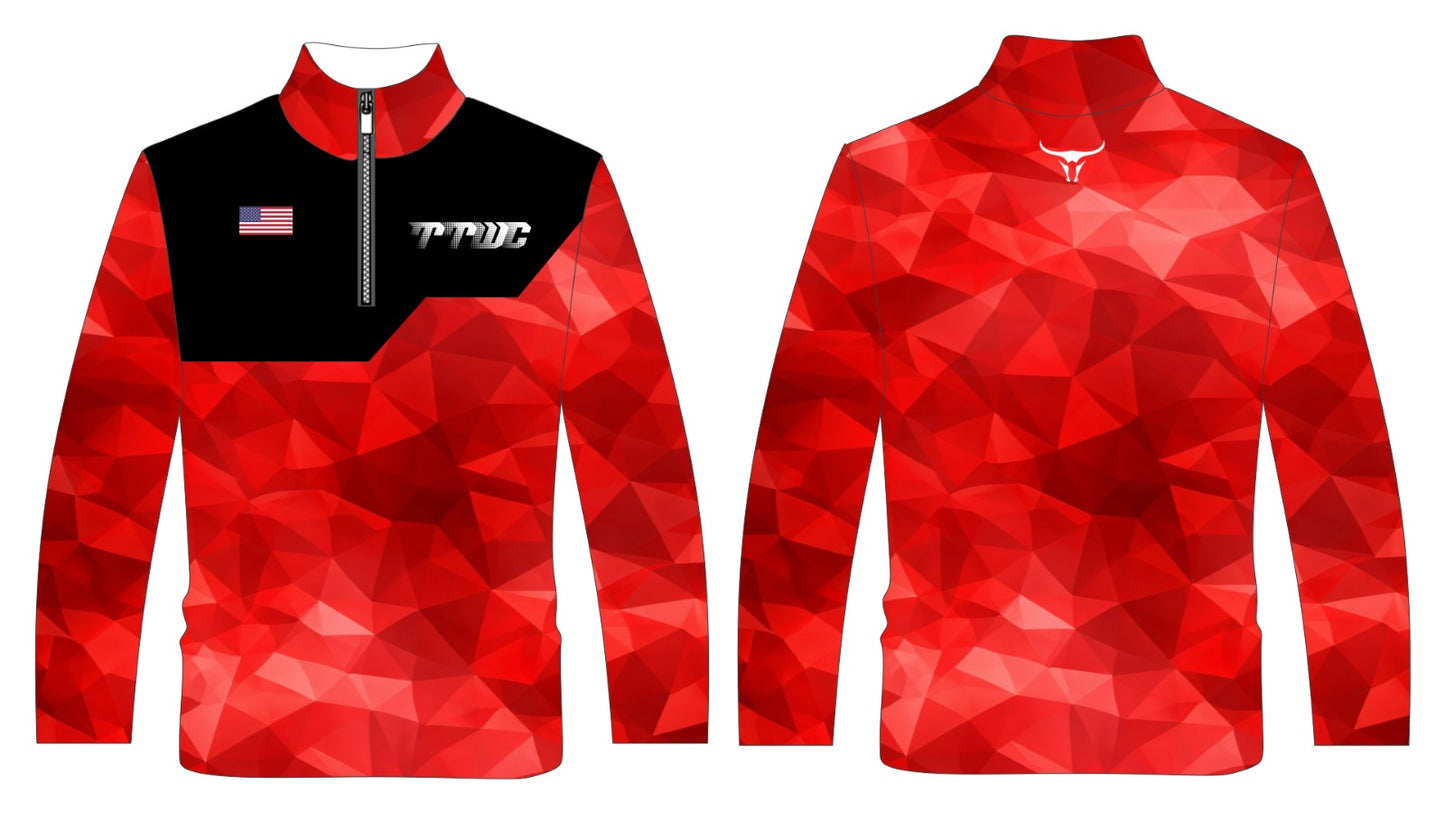 TTWC Red Geo Windbreaker