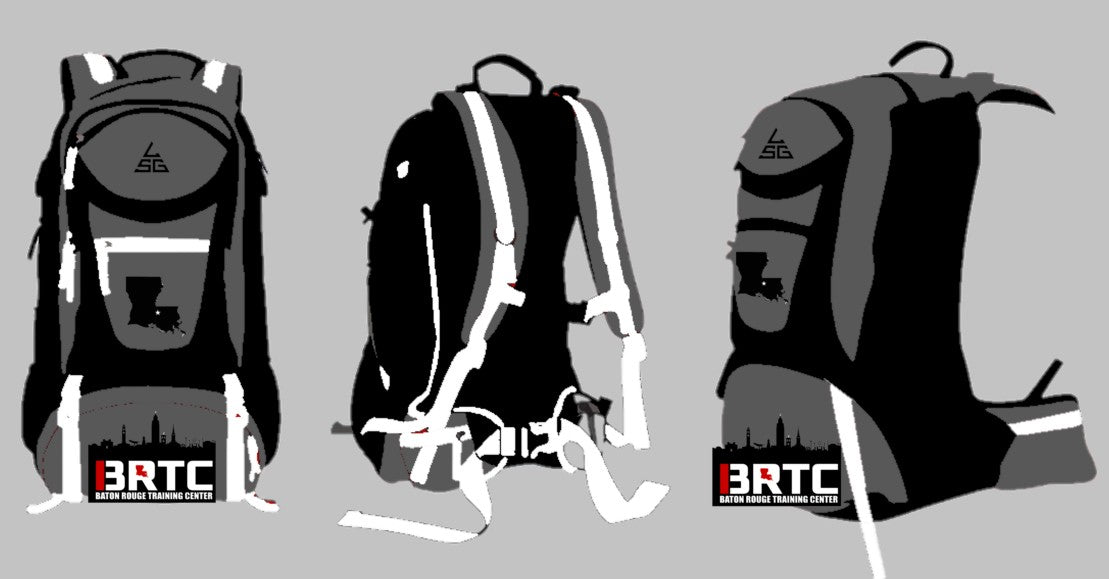 BRTC Wrestling Gray Backpack