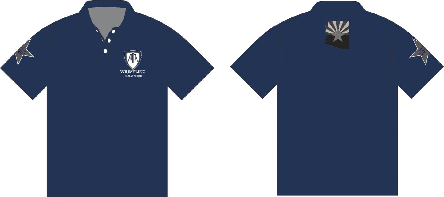 American Leadership Academy Blue Polo Shirt