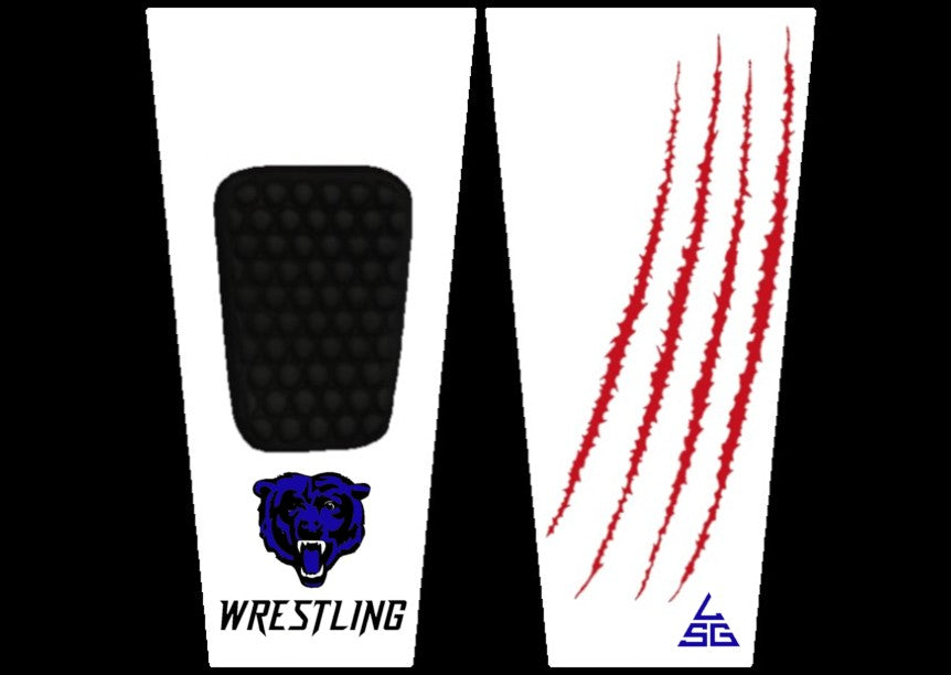 Coolidge Wrestling Kneesleeve Set (2 Sleeves) - White