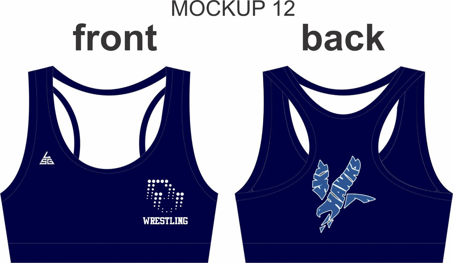 DV Skyhawks Sports Bra (Navy Blue)