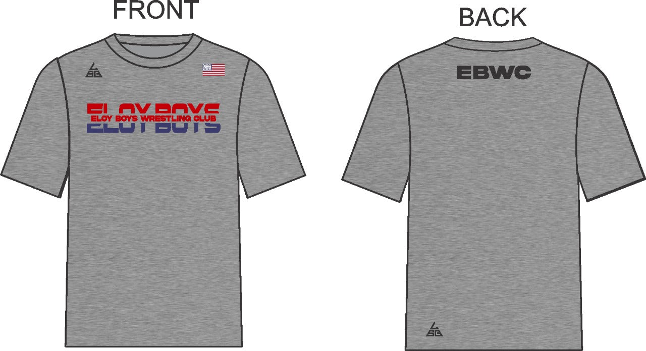 Eloy Boys Wrestling Club Shirt - Gray