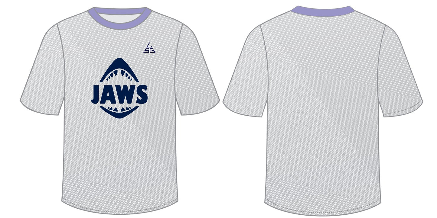 Jaws Wrestling T-Shirt - Light Gray