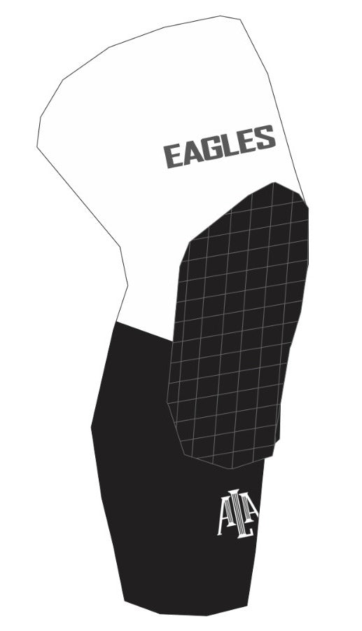 American Leadership Academy White Kneesleeve Option 2 (Single Sleeve)