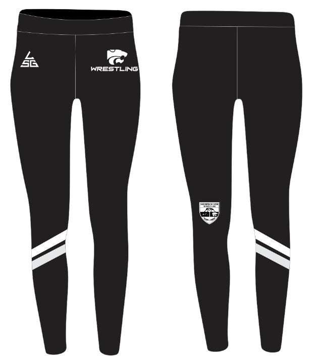 MV PowerCat Wrestling Unisex Leggings (Black)