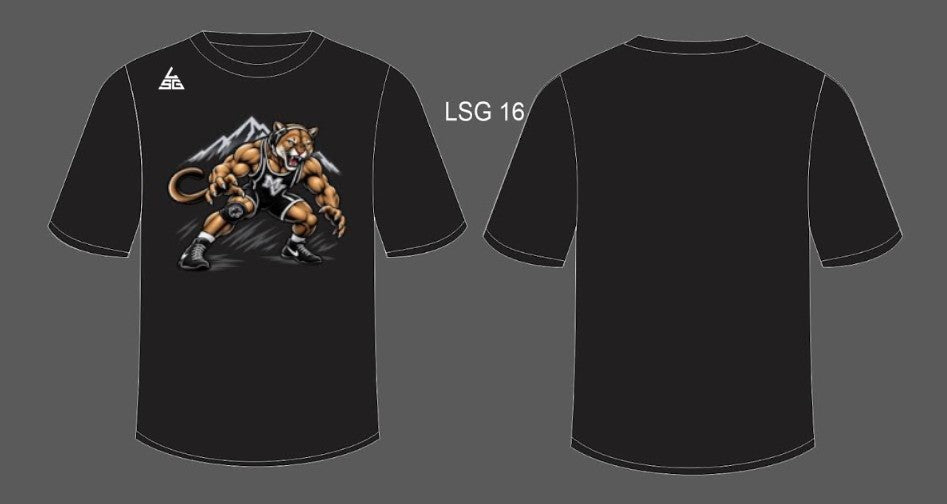 Mountain Lion Wrestling T-Shirt