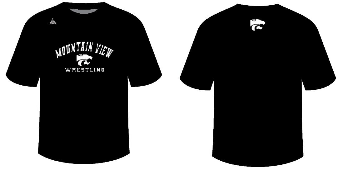 MVHS Wrestling T-Shirt - Black