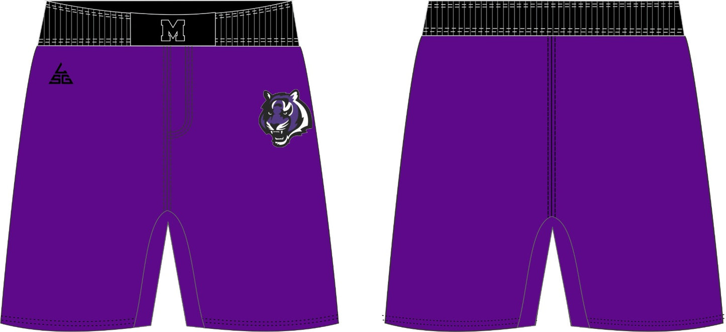 Millennium Wrestling Fight Shorts - Purple