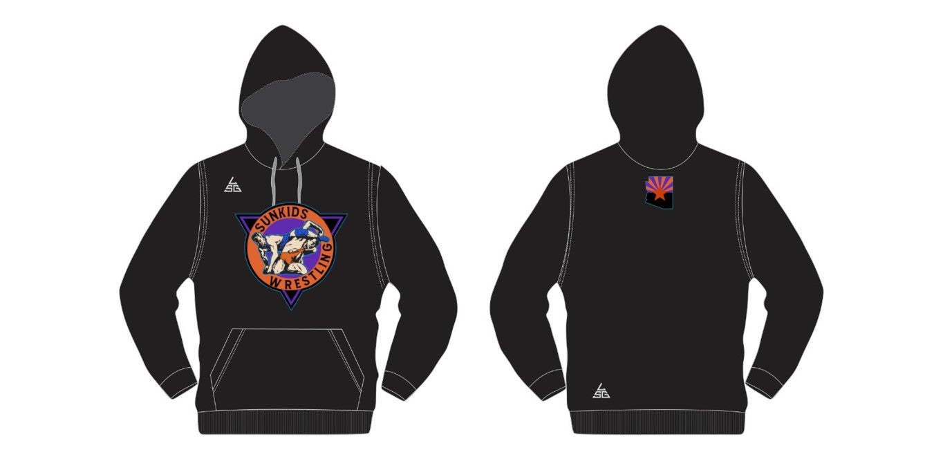 Sunkids Wrestling Black Hoodie