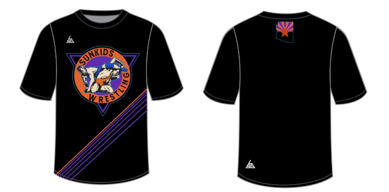 Sunkids Wrestling T-Shirt - Black