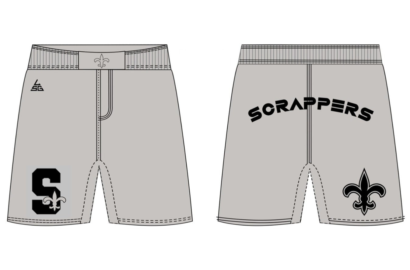 Scrappers Wrestling Fight Shorts (Gray)