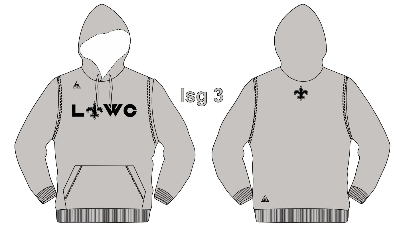LSWC Wrestling Gray Hoodie