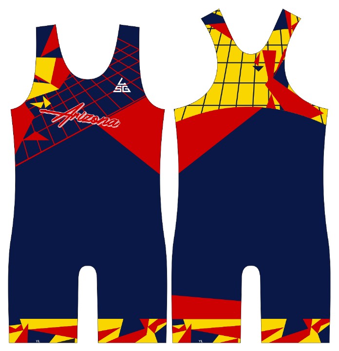 Arizona Wrestling Singlet Set - Male