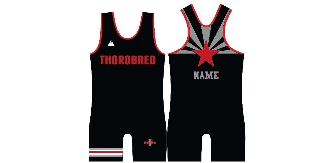 Thorobred Wrestling Club Folkstyle Singlet Set - WITH NAME