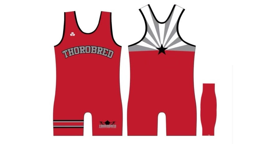 Thorobred Wrestling Club Folkstyle Singlet Set - WITHOUT NAME