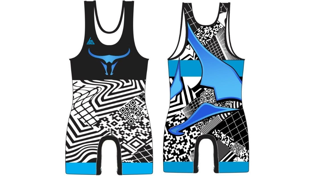 TTWC International Wrestling Glitch Singlet Set - Female