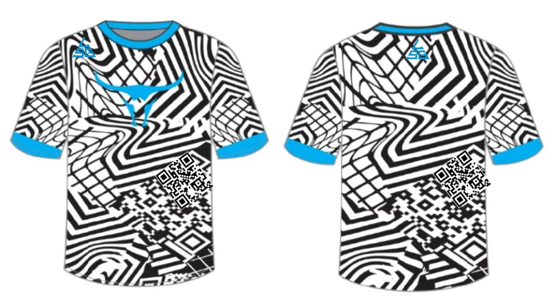 TTWC Wrestling Blue Glitch T-Shirt
