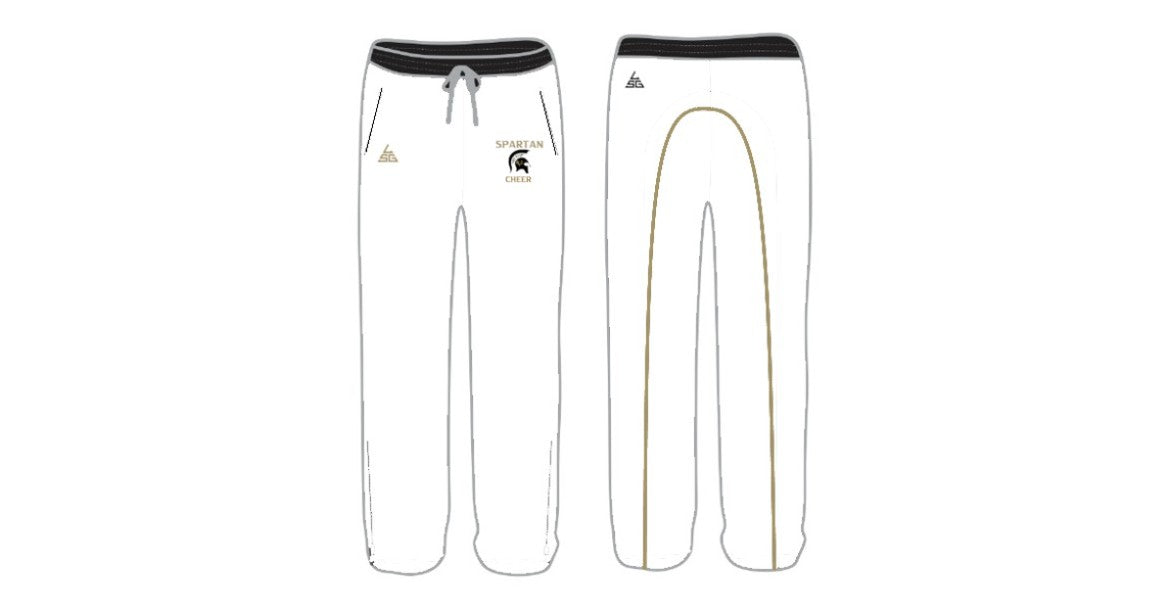 Vista Grande Cheer WarmUp Pants - White