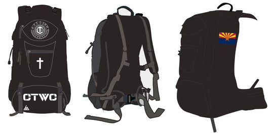 Chagolla Trained Wrestling Backpack- Black