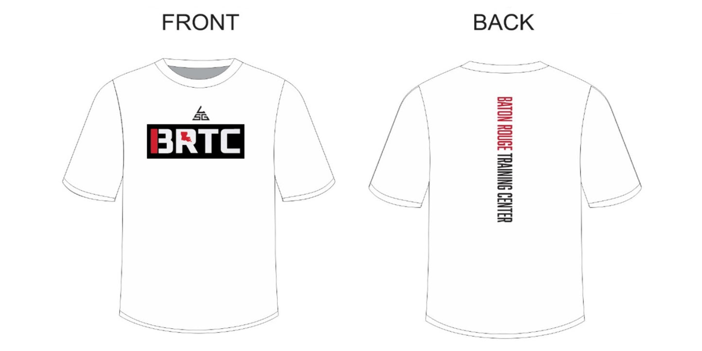 BRTC Wrestling T-Shirt - White