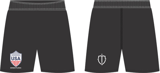 Wrestle USA Premium LC Sword & Shield Mesh Shorts