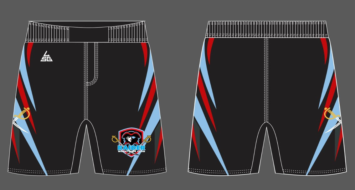 Raiders Fight Shorts - Black