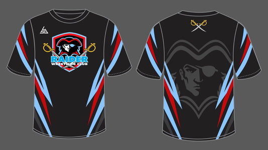 Raiders Wrestling Club T-Shirt - Black