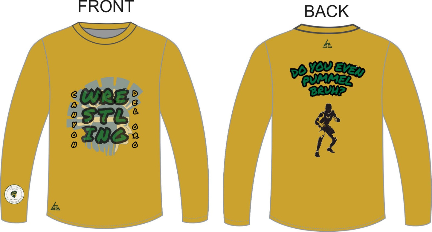 Dorado Wrestling Longsleeved Shirt - CDO Yellow