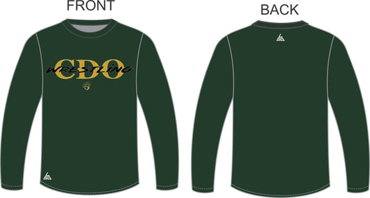 CDO Wrestling Longsleeved Shirt - CDO Green