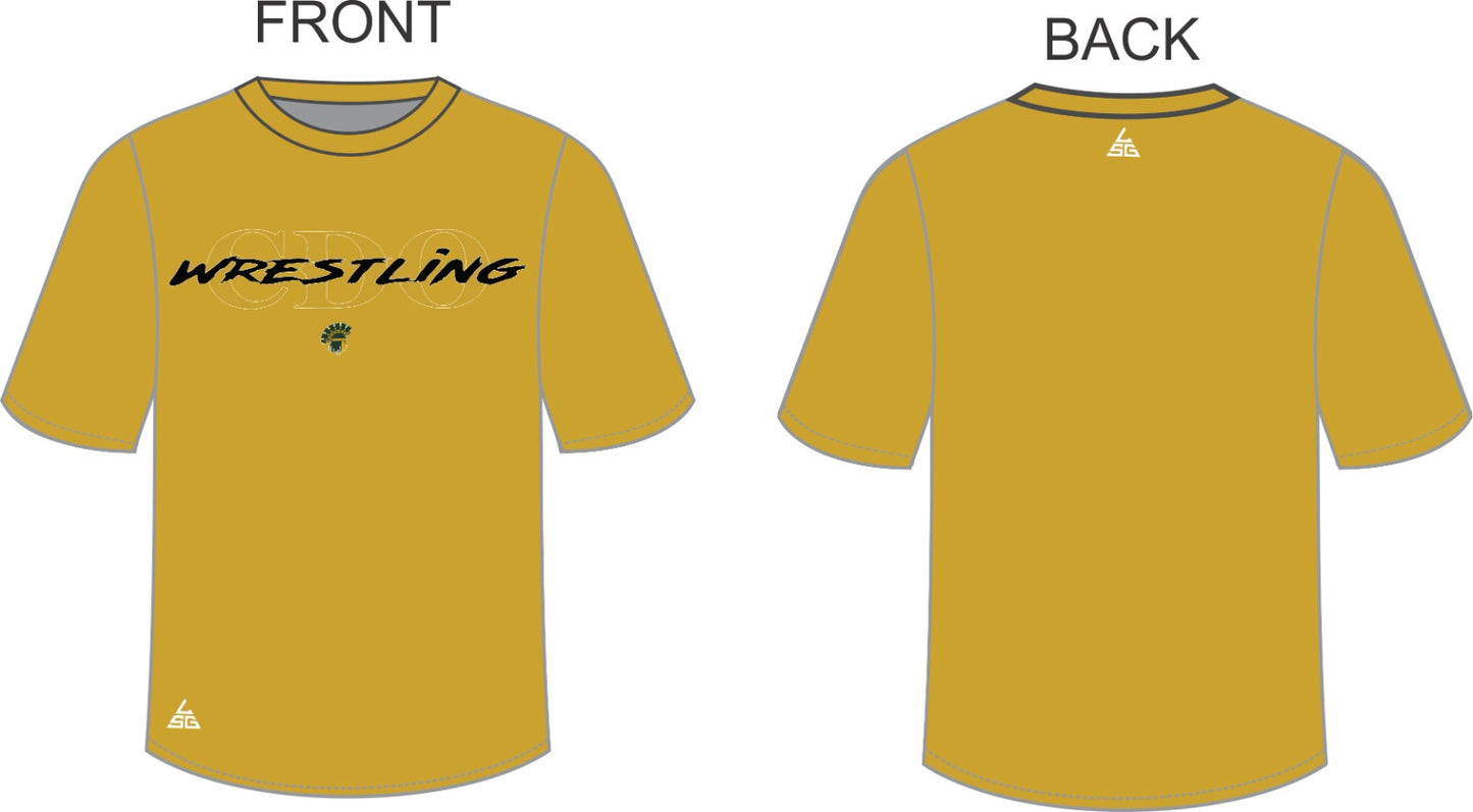 CDO Wrestling T-Shirt - CDO Yellow