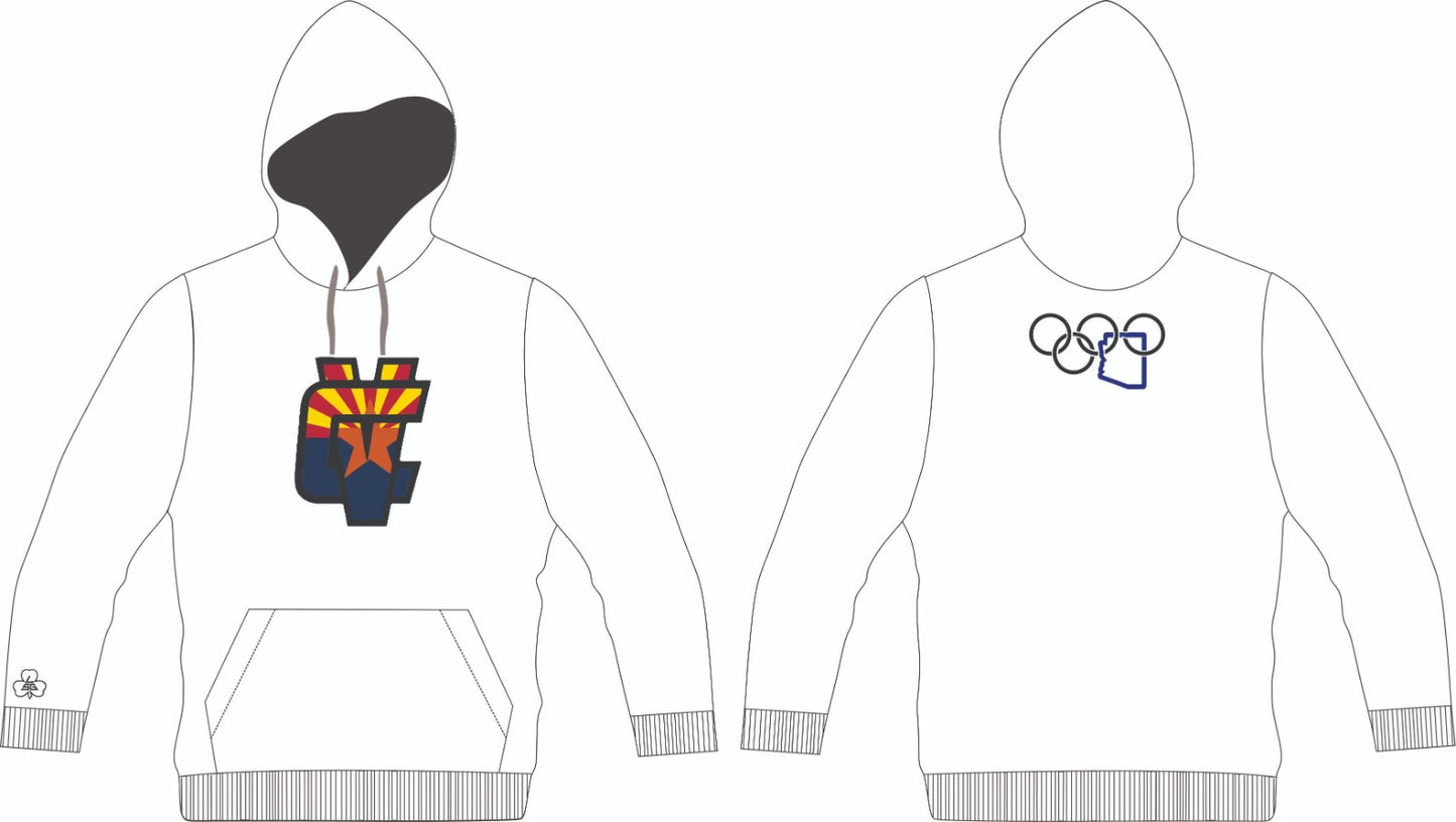 Canyon View Wrestling DriFit Hoodie - White