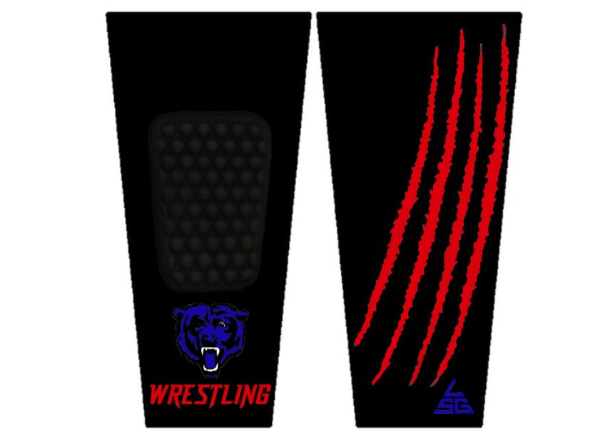 Coolidge Wrestling Kneesleeve Set (2 Sleeves) - Black