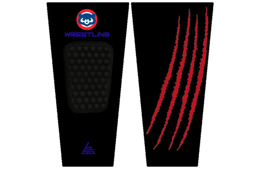 Cubs Wrestling Kneesleeve Set (2 Sleeves) - Black