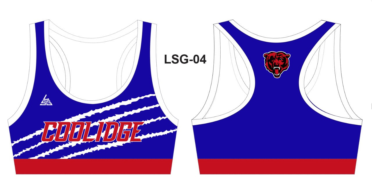 Coolidge Wrestling Sports Bra