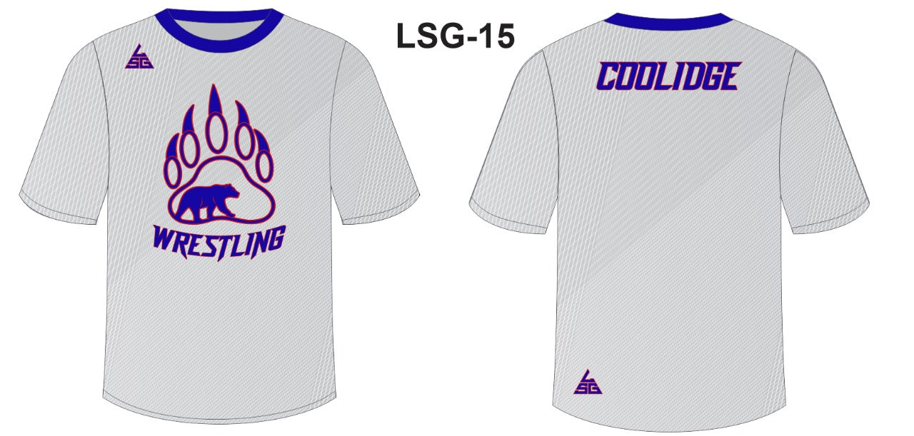 Coolidge Wrestling T-Shirt - Gray