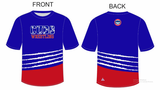 Coolidge Cubs Wrestling T-Shirt - Blue