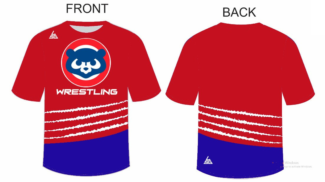Coolidge Cubs Wrestling T-Shirt - Red