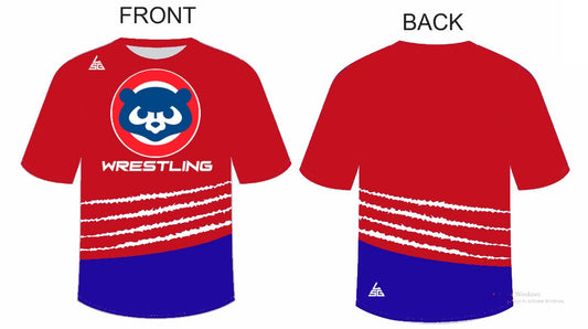 Coolidge Cubs Wrestling T-Shirt - Red