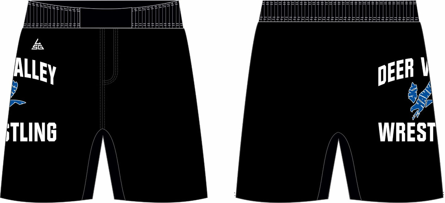 Deer Valley Wrestling Fight Shorts (Black)