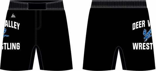 Deer Valley Wrestling Fight Shorts (Black)