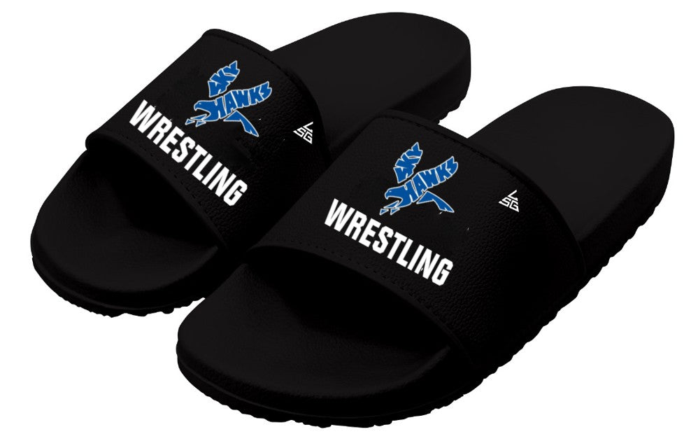 Skyhawk Wrestling Slides (Black)