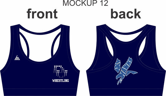 DV Skyhawks Sports Bra (Navy Blue)