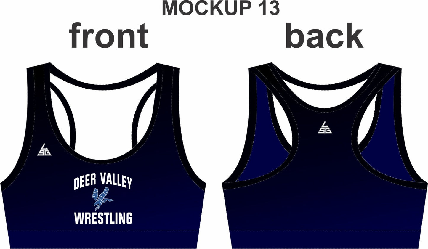 Deer Valley Sports Bra (Black to Navy)