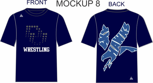DV Wrestling T-Shirt (Navy Blue)