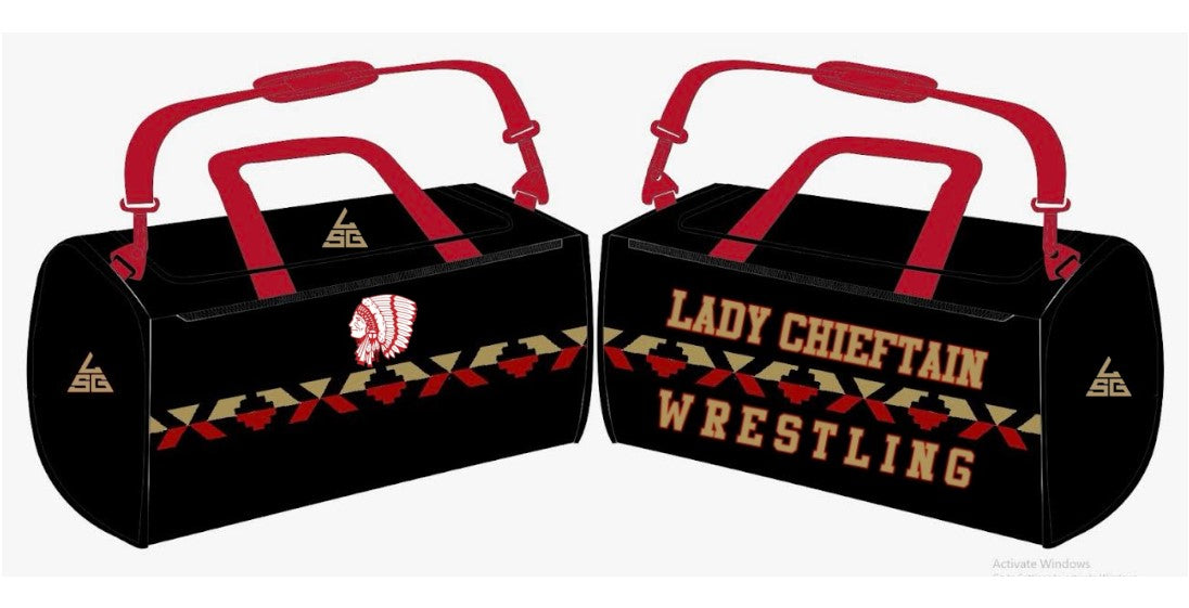 Lady Chieftains Wrestling Gear Bag