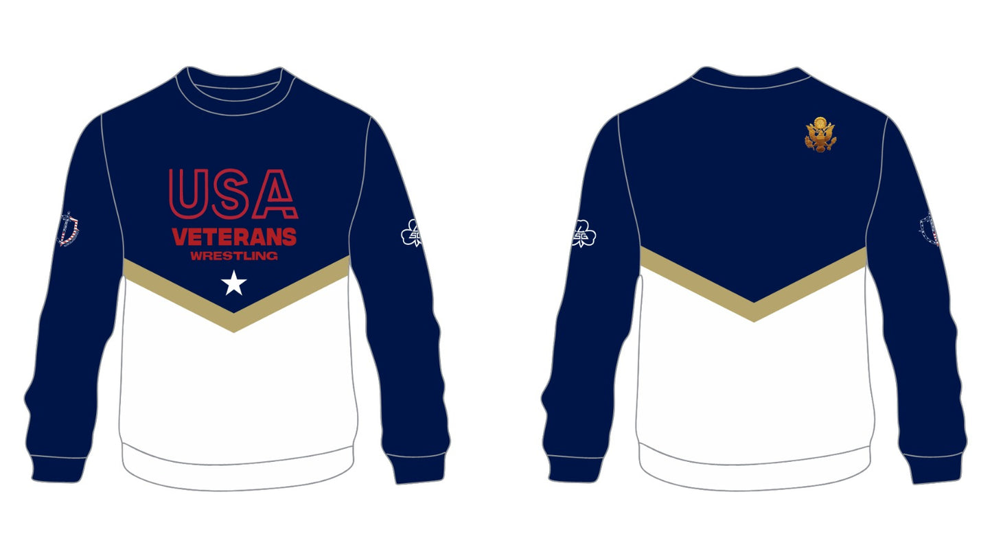 USA Veterans Wrestling Premium Dri-Fit Sweatshirt