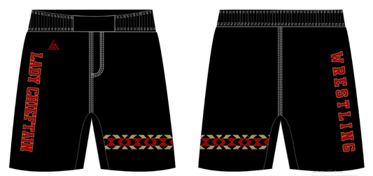 Lady Chieftains Wrestling Fight Shorts