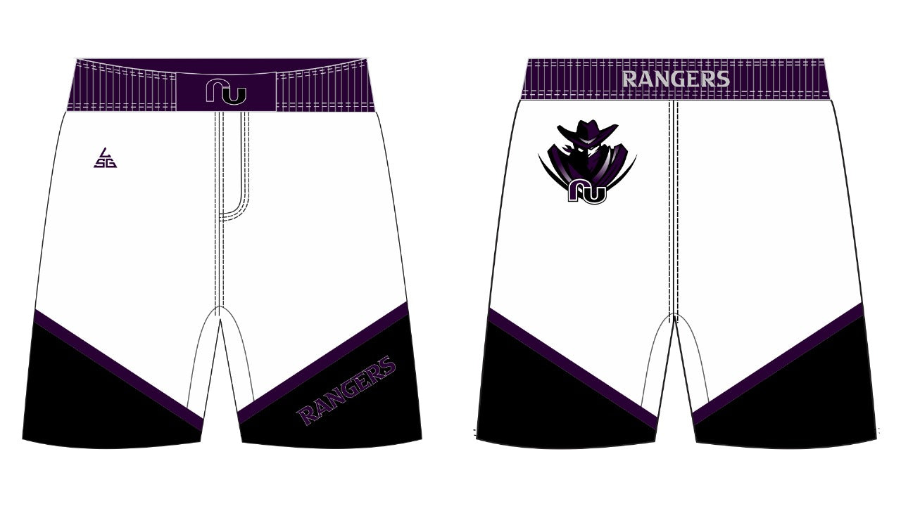 Rangers Fight Shorts - White