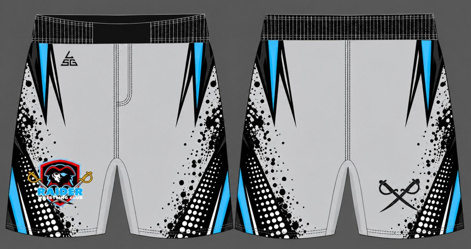 Raiders Fight Shorts - Gray