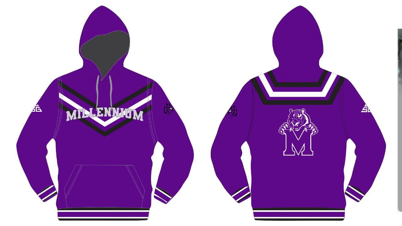 Millennium Wrestling DriFit Hoodie - Purple